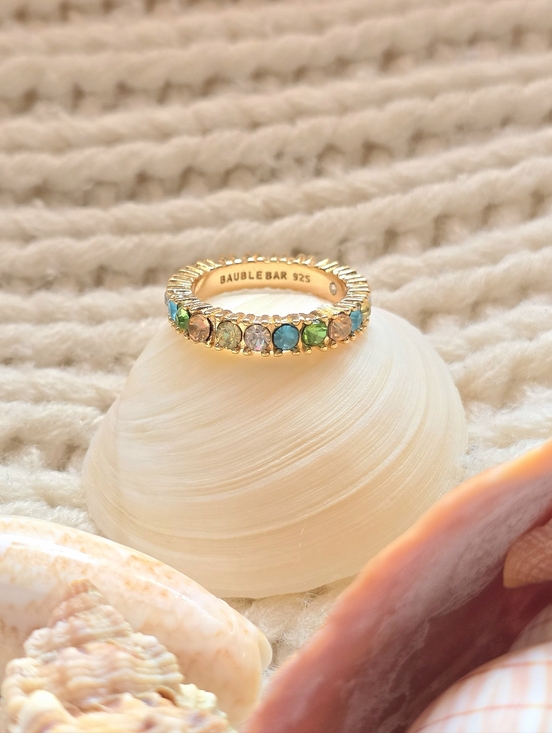 BaubleBar Jewelry - 🍒NWOT🍒 BAUBLEBAR S925 Multicolor Eternity Ring